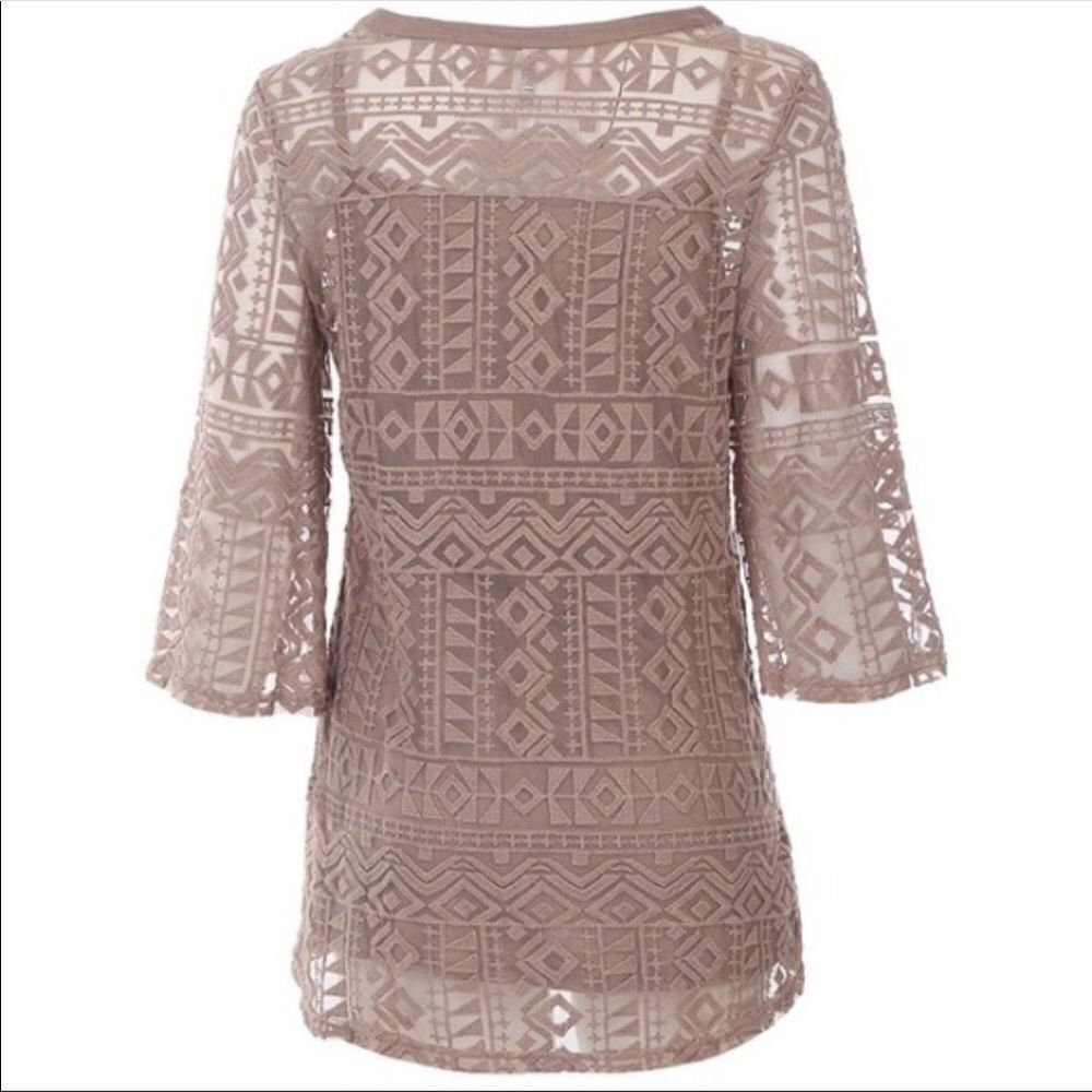 Navajo Lace Tunic with Cami - Picture 2 of 3